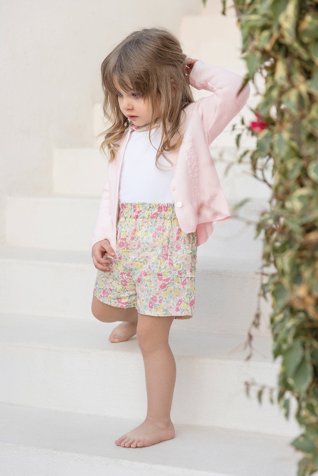 Short - Coton imprimé tissu liberty