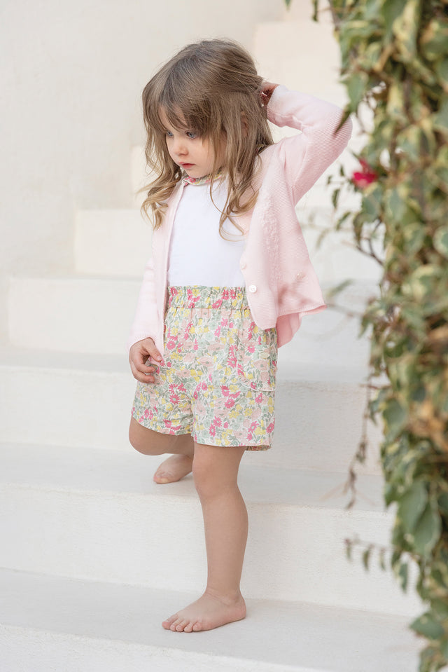 Short - Coton imprimé tissu liberty - Image principale