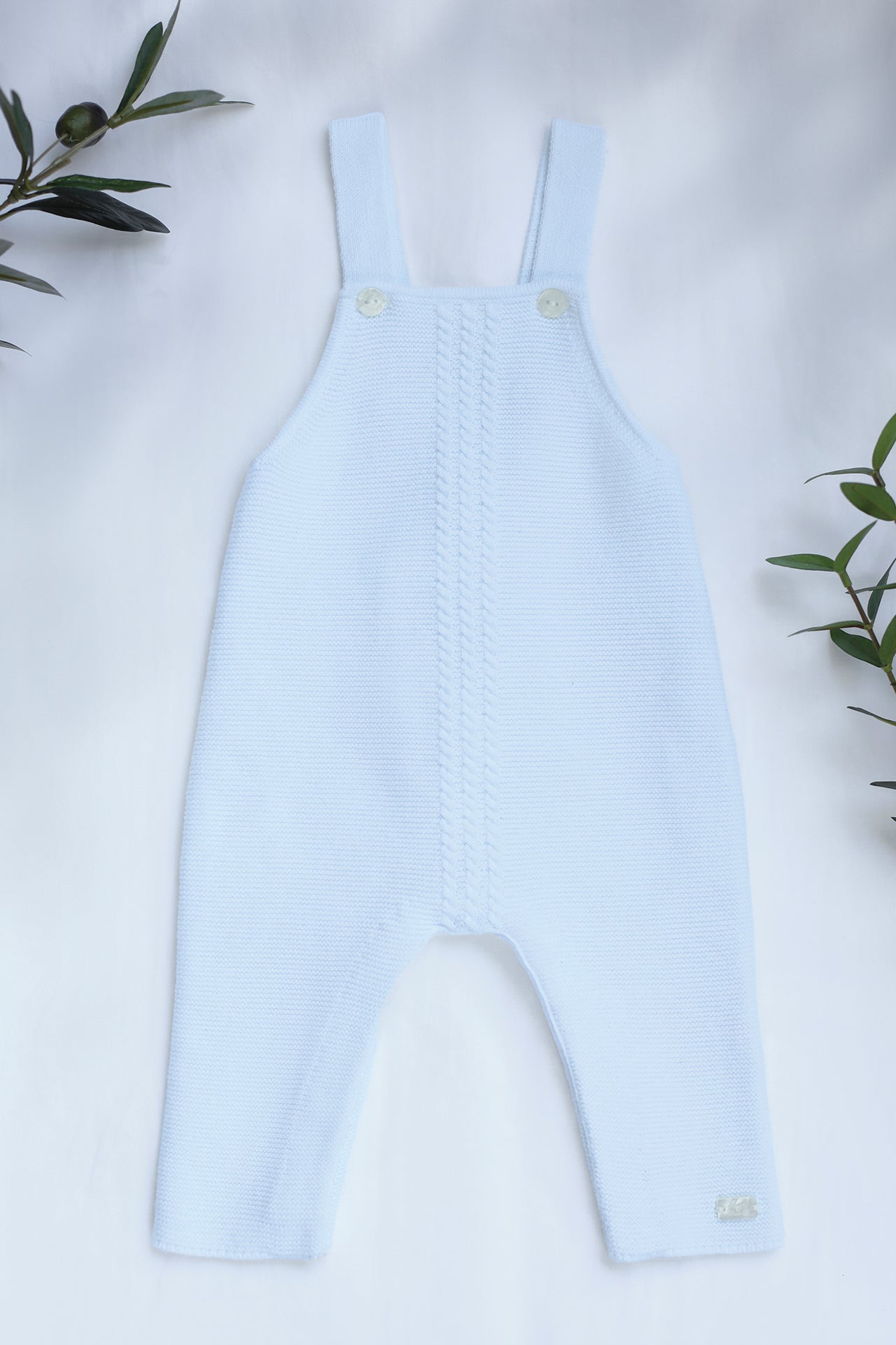 Salopette - Bleu ciel coton