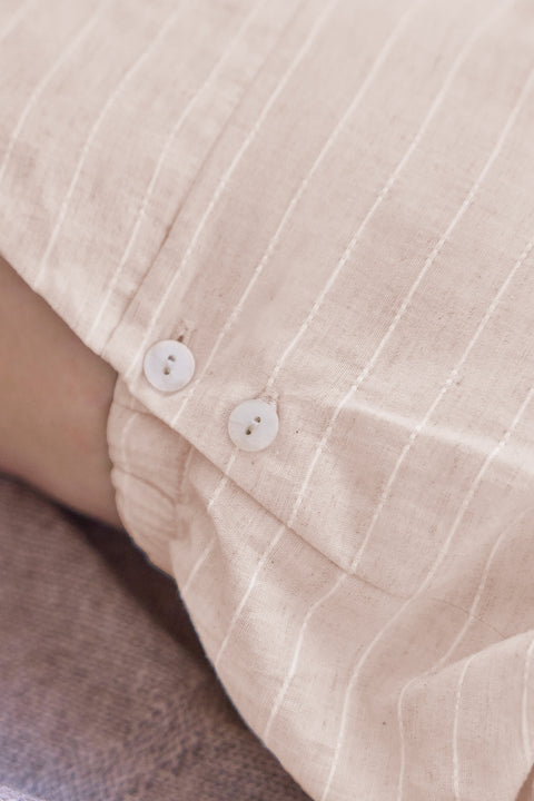 Overalls - Beige Streifens - Image principale