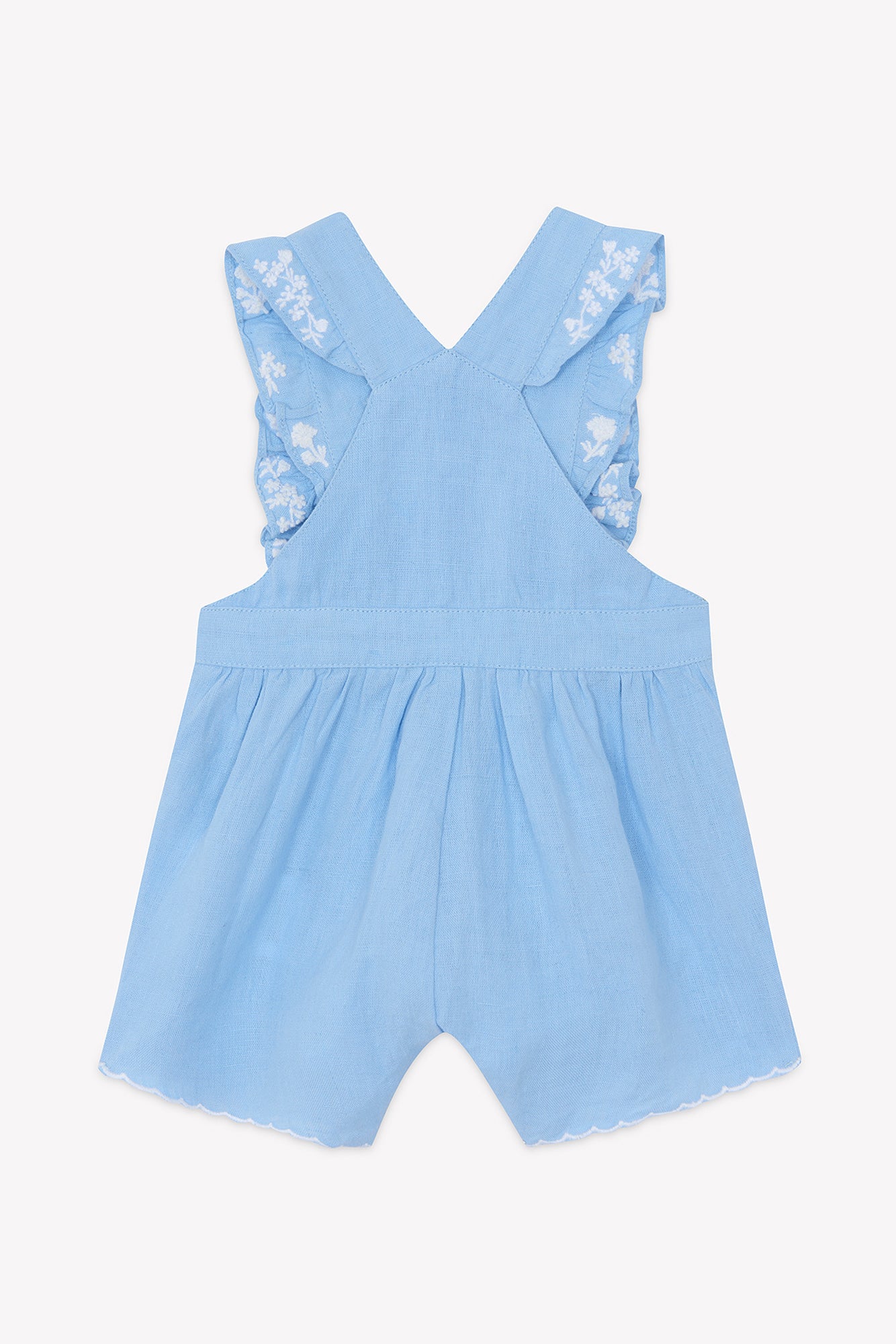 Overalls - Blauw azuur Linnen