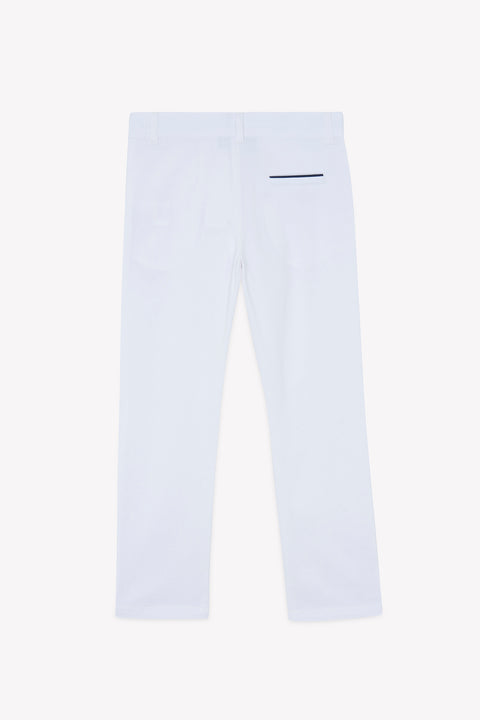 Hosen - Weiss Baumwolle Zeremonie - Image principale