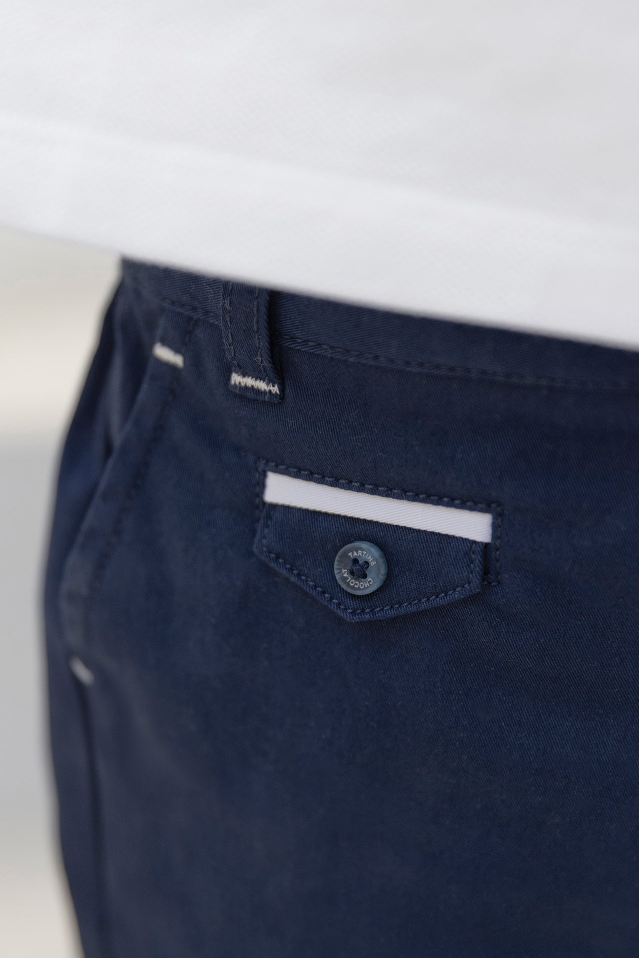 Trousers - Navy cotton Ceremony
