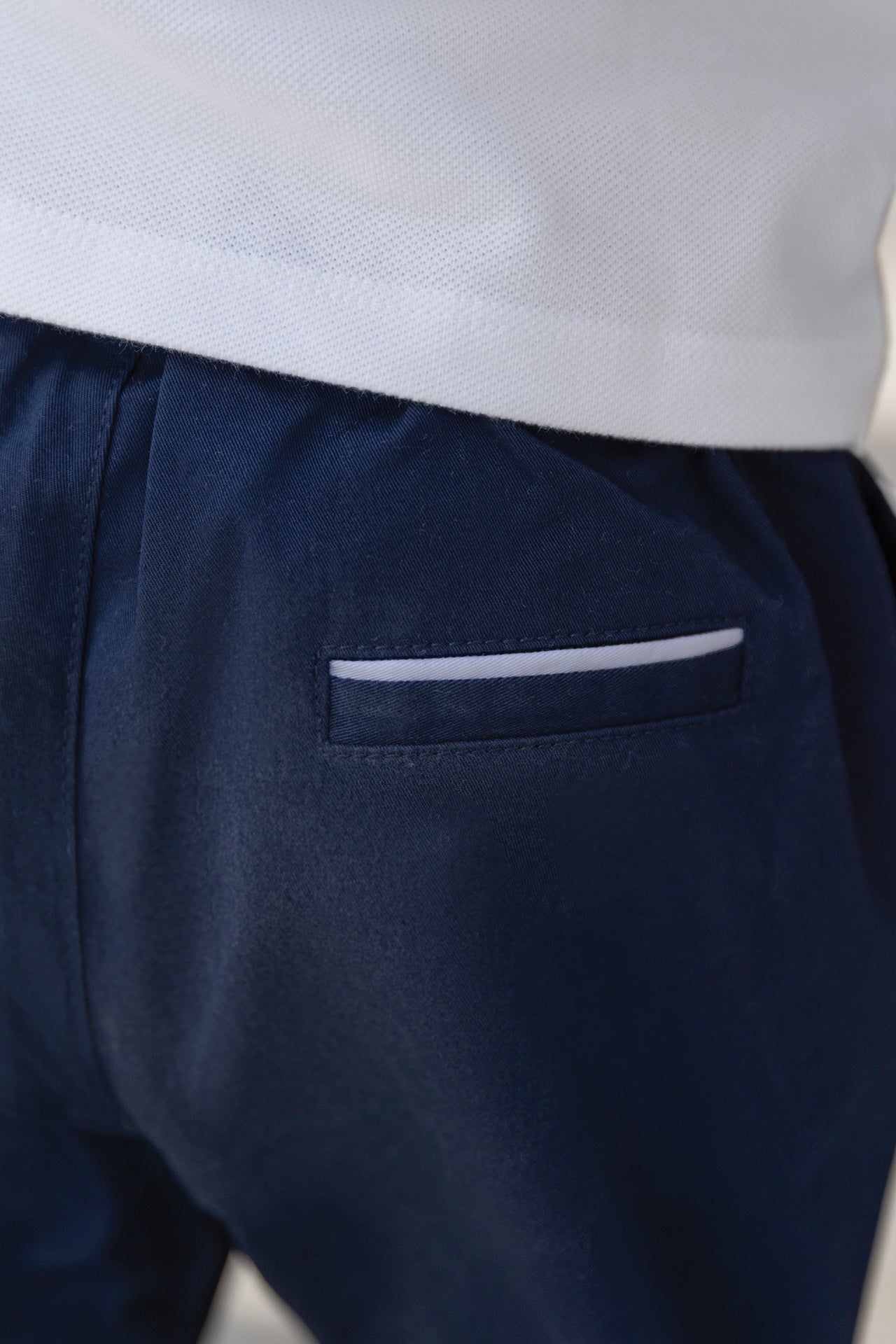 Trousers - Navy cotton Ceremony