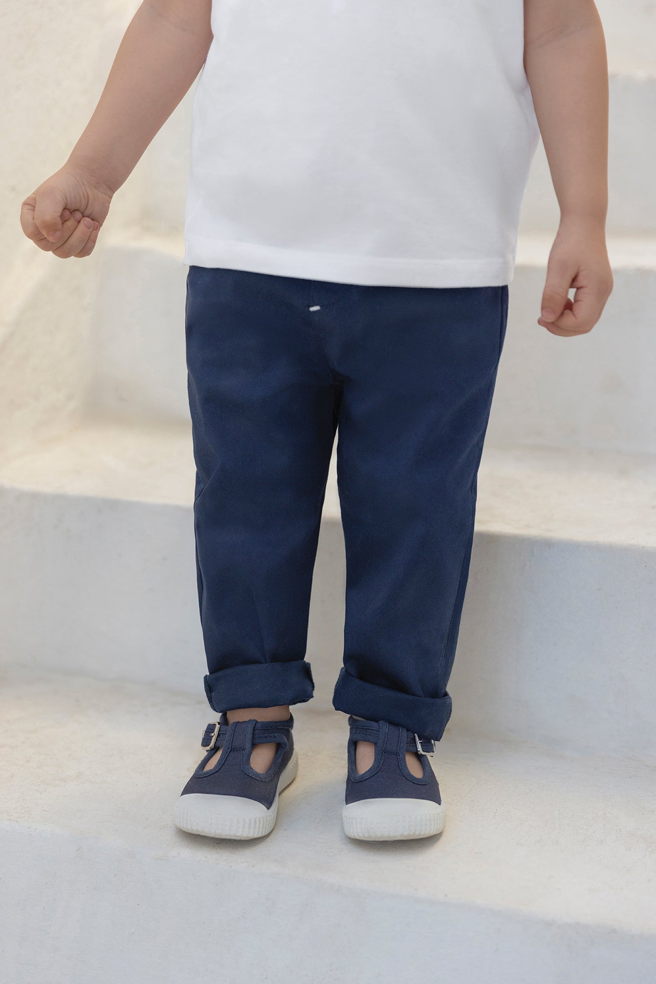 Trousers - Navy cotton Ceremony