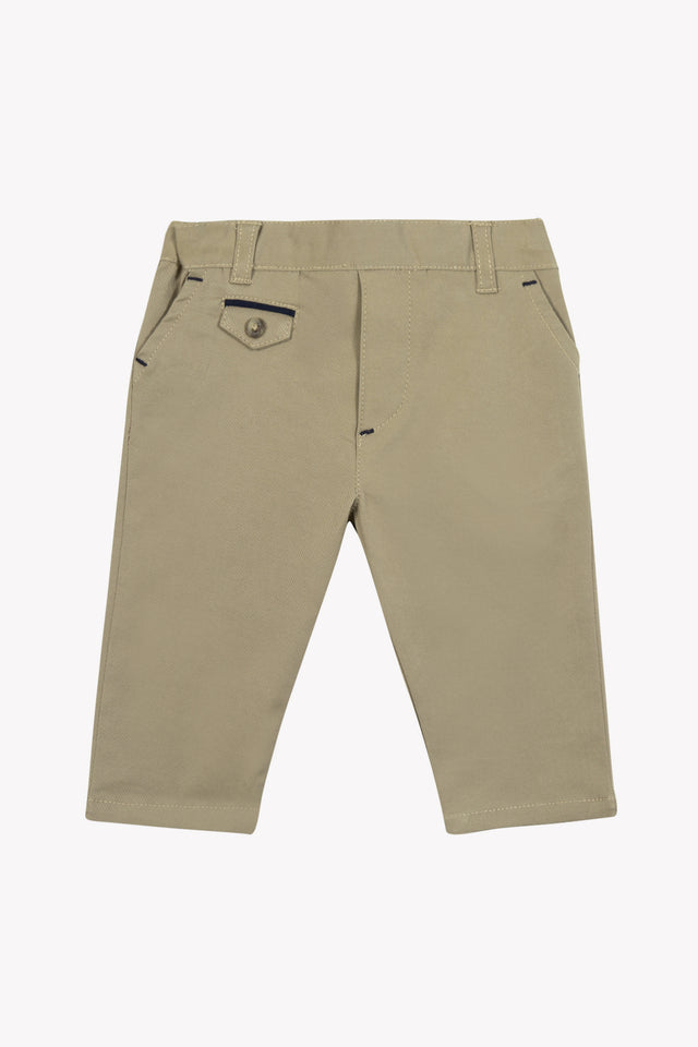 Hose – Sandfarbene Baumwolle Zeremonie - Image principale