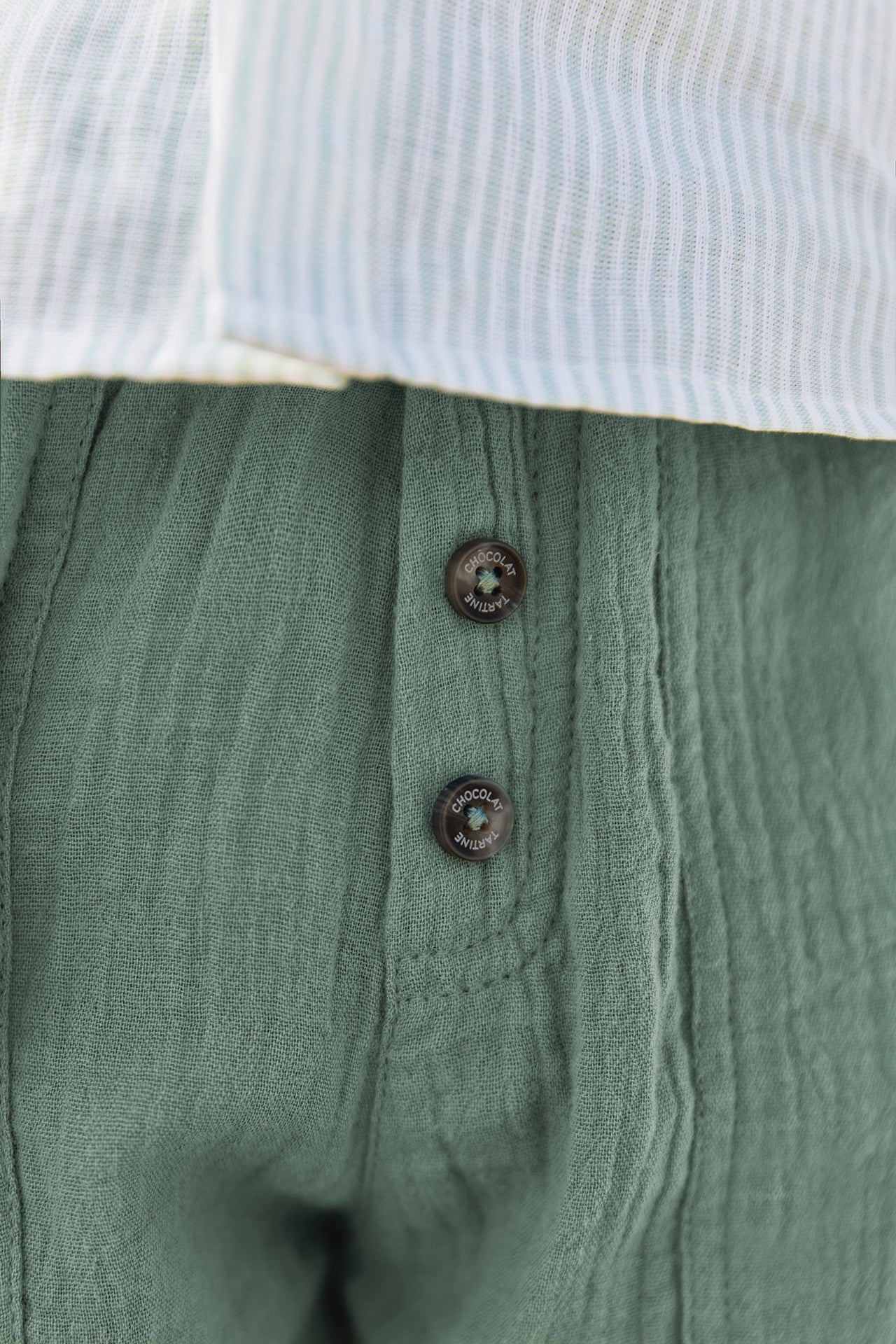 Hose – Khakifarbene Baumwolle