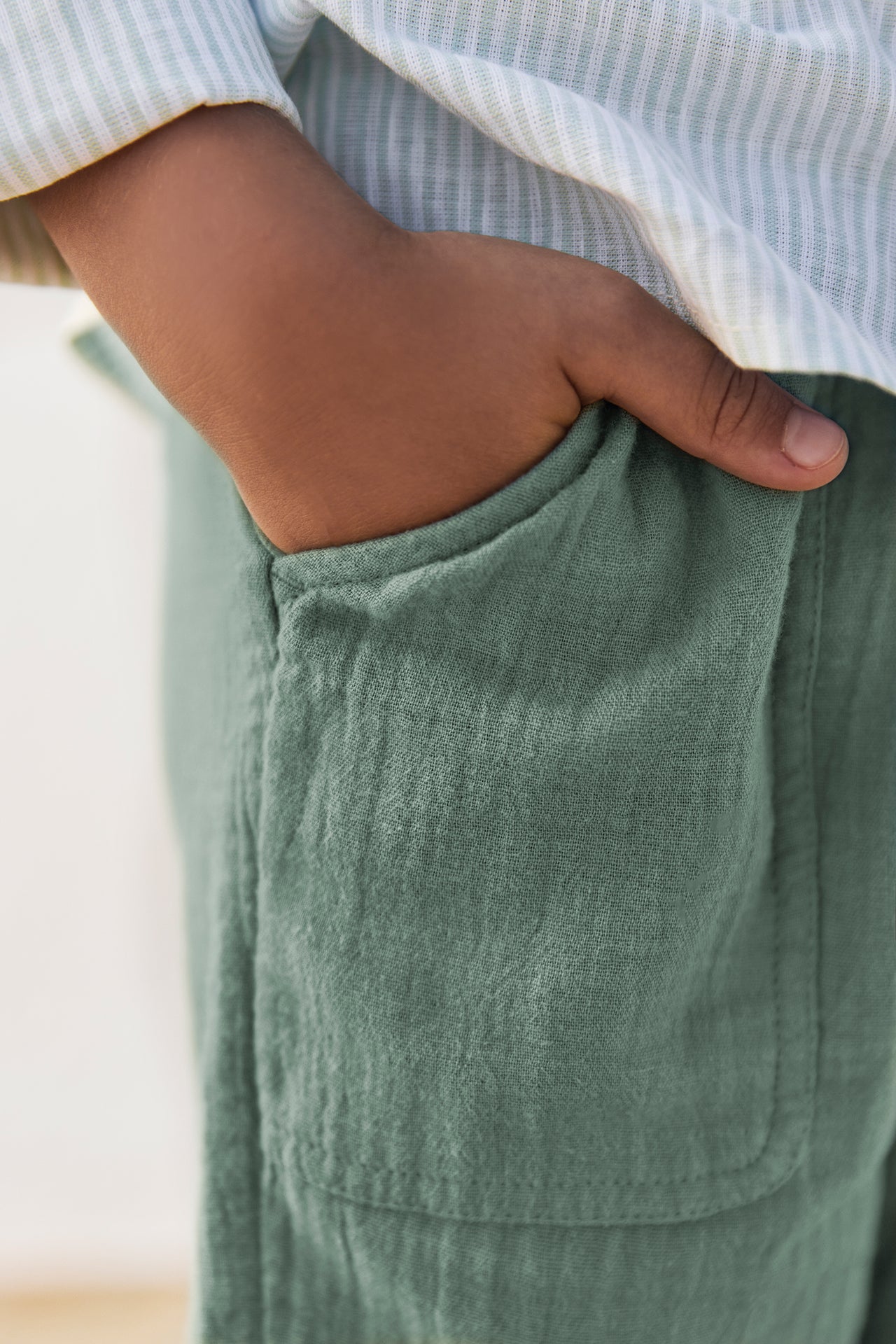 Hose – Khakifarbene Baumwolle