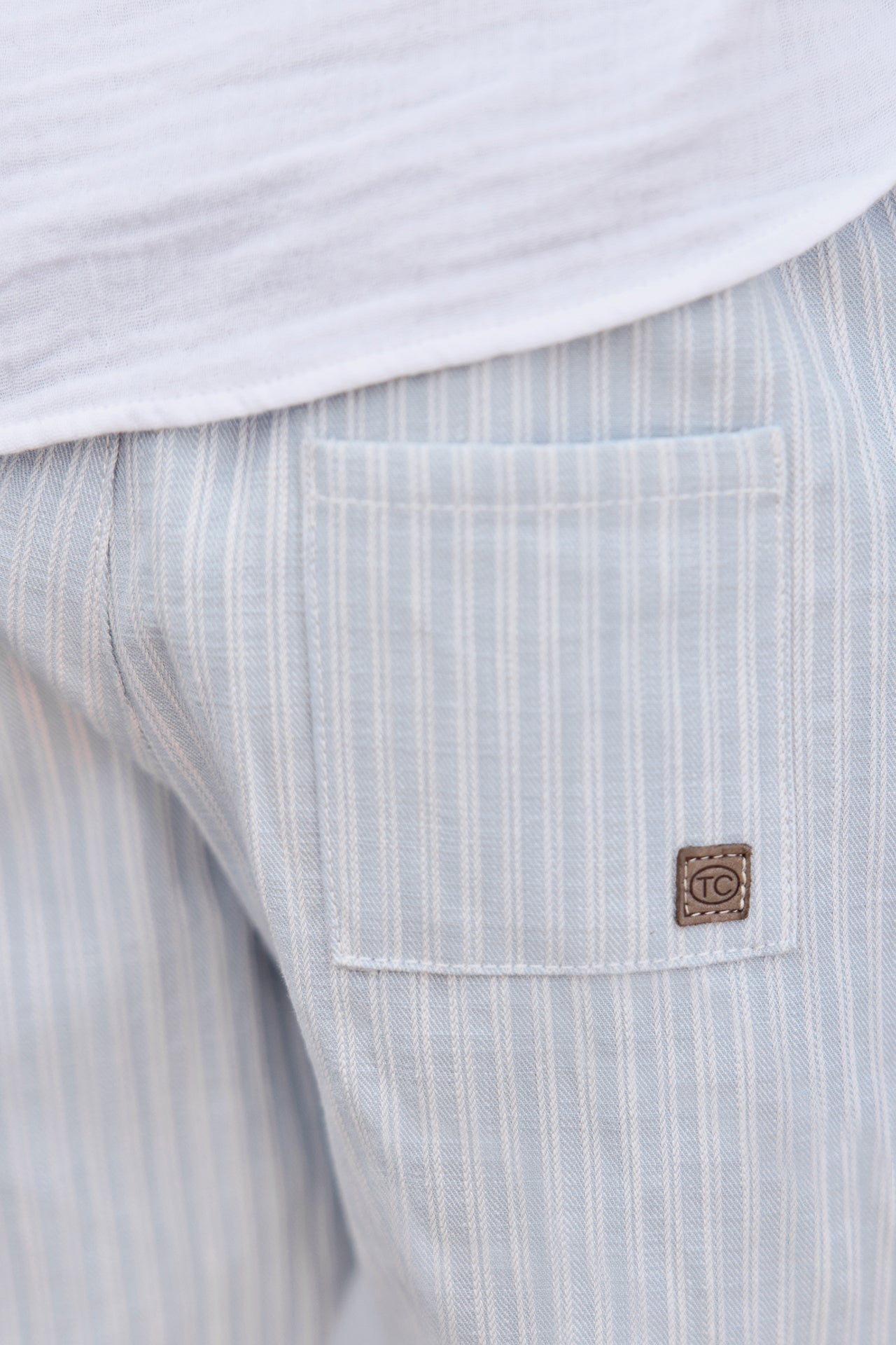 Hosen - Blau Wolke Streifens