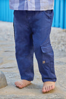 Hosen - Marineblau Baumwolle