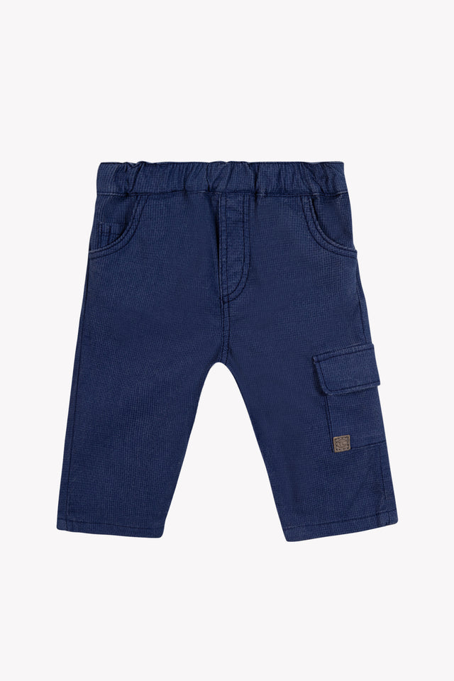 Pantaloni - Blu navy cotone - Image principale