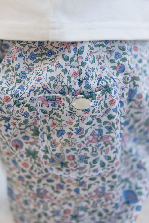 Pantalon - Coton imprimé tissu liberty - Image principale