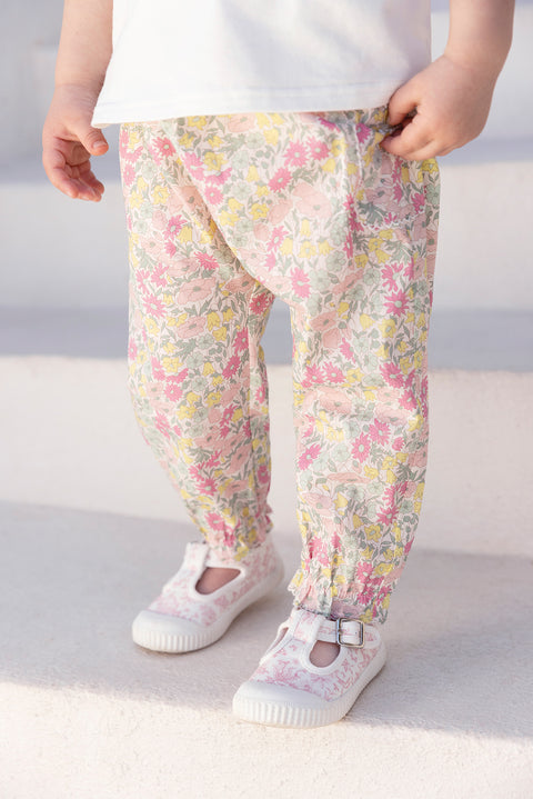 Pantalon - Algodón Estampado tela Liberty - Image principale