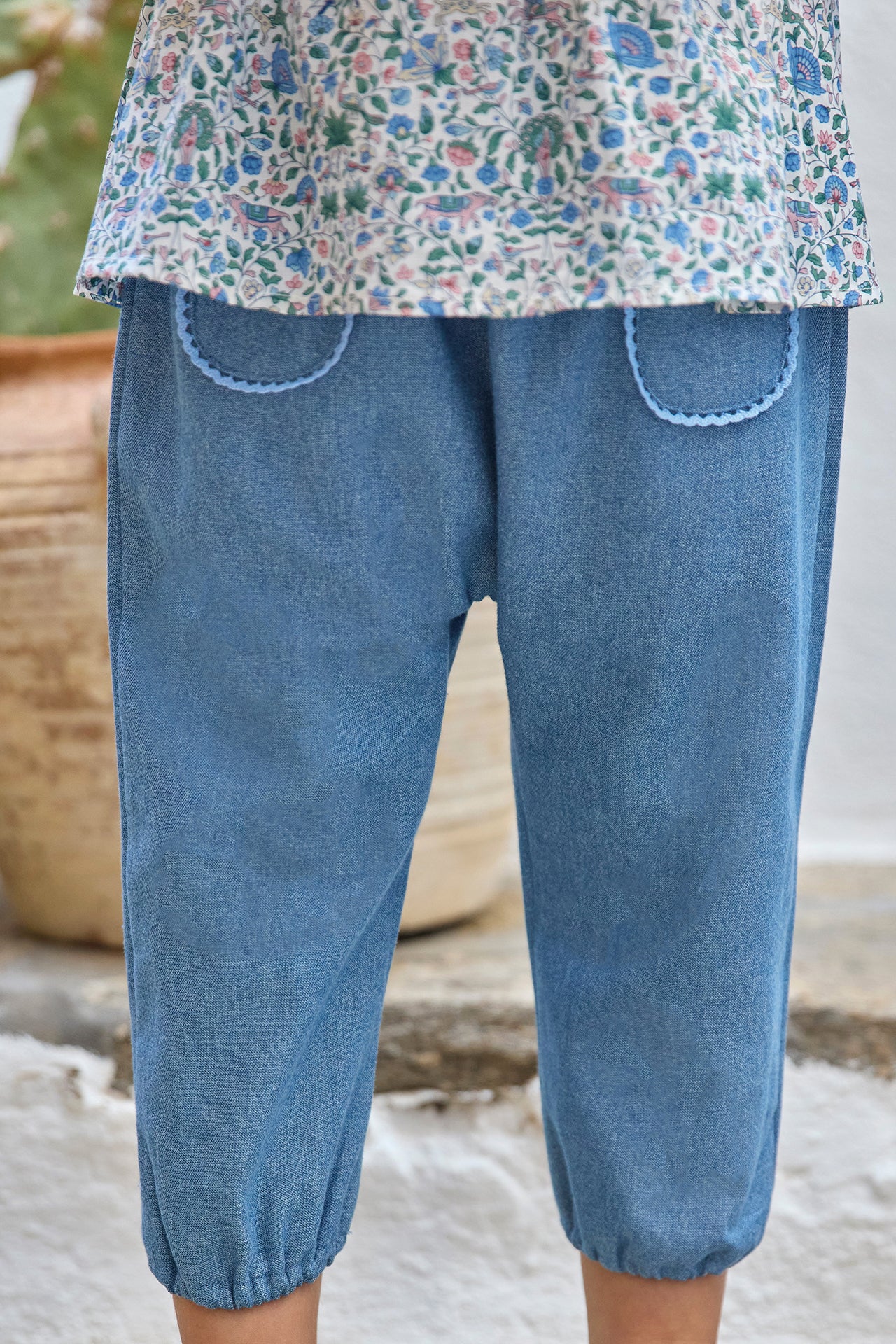 Hose – Indigo-Baumwolle Gemahlen