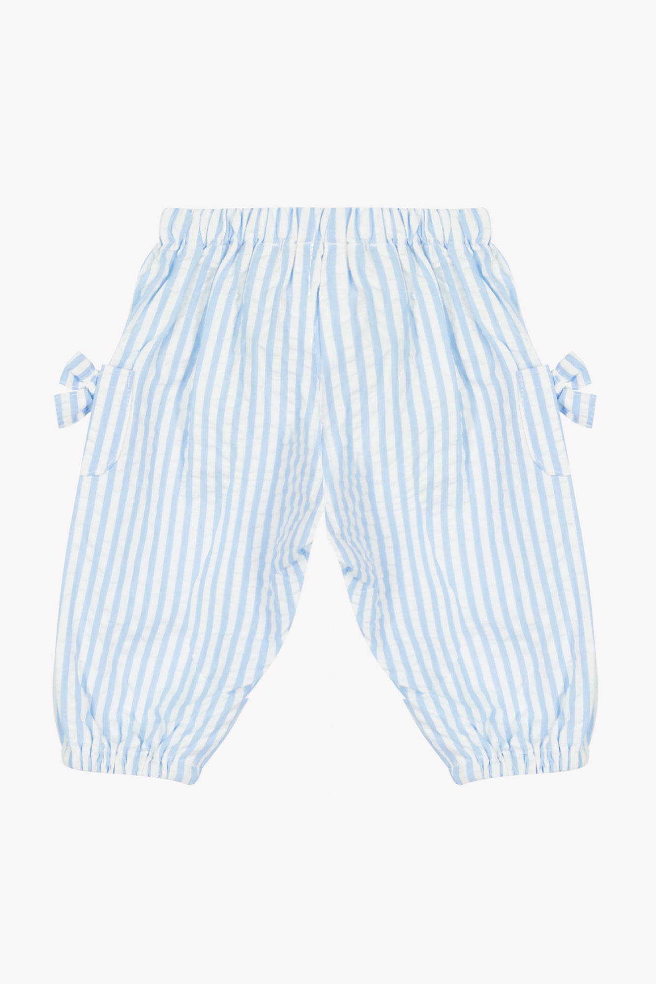 Hosen - Blau Wolkenbaumwolle Streifens