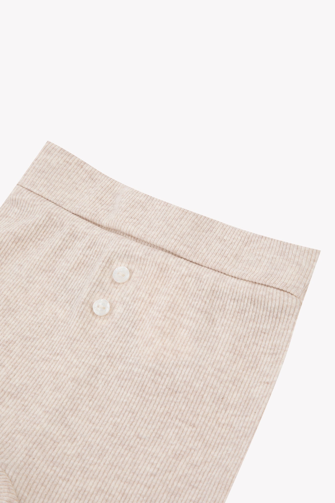 Leggings - Beige Heidekraut Knopf