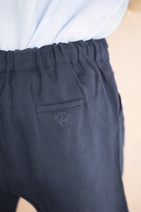 Short - Navy Linen Ceremony - Image principale