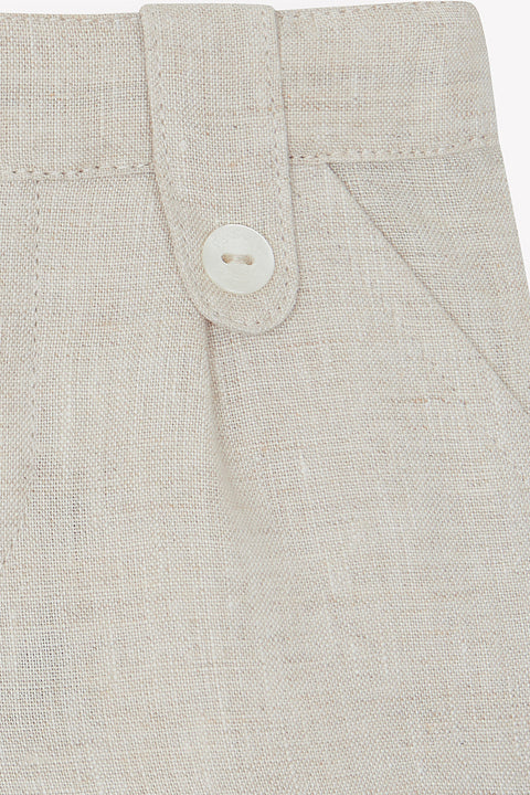 Kurze Hose - Sand Leinen - Image principale