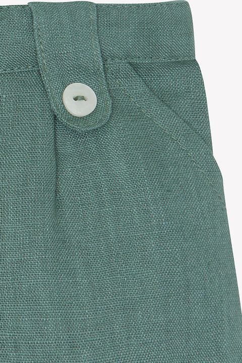 Kurze Hose - Khaki Leinen Zeremonie - Image principale