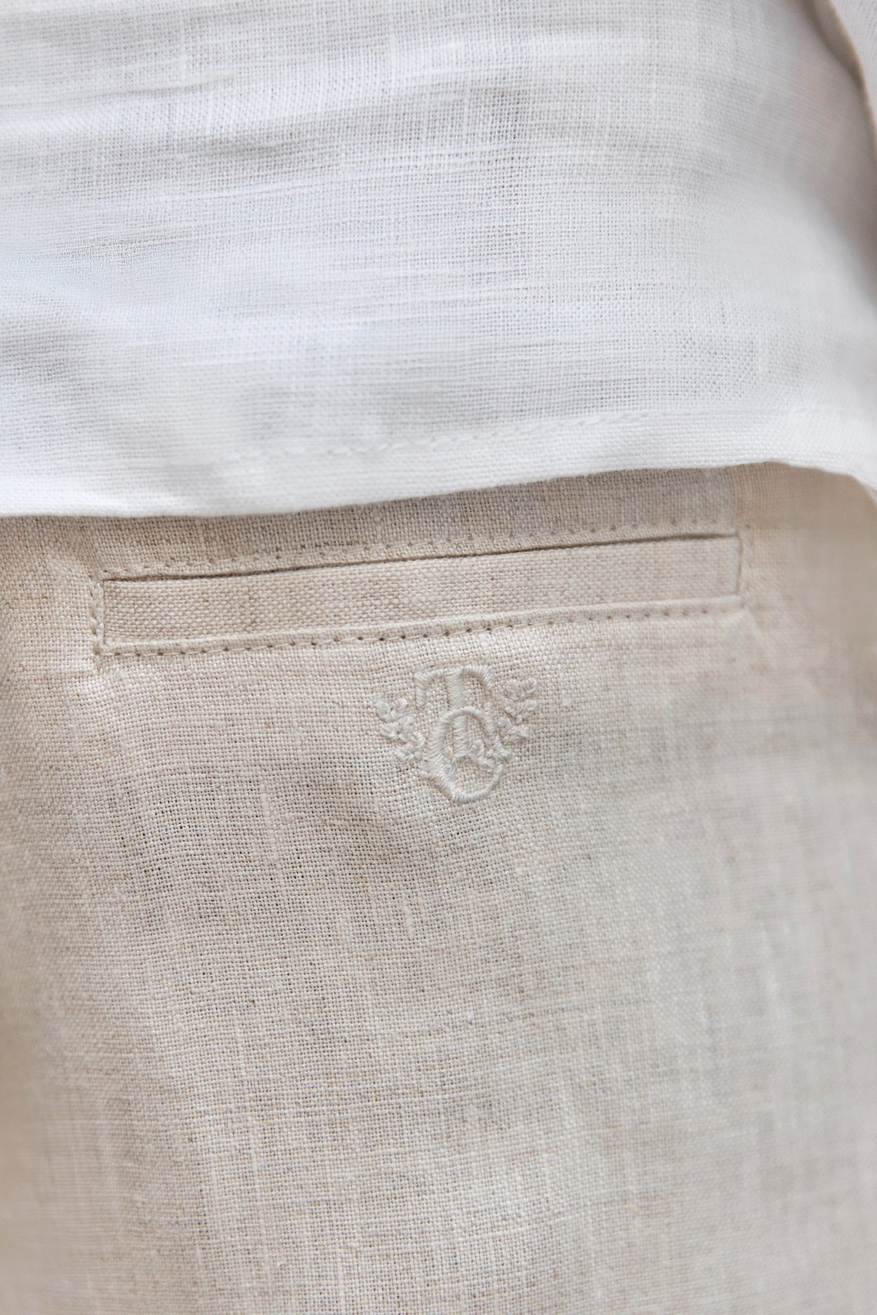 Kurze Hose - Sand Leinen Zeremonie