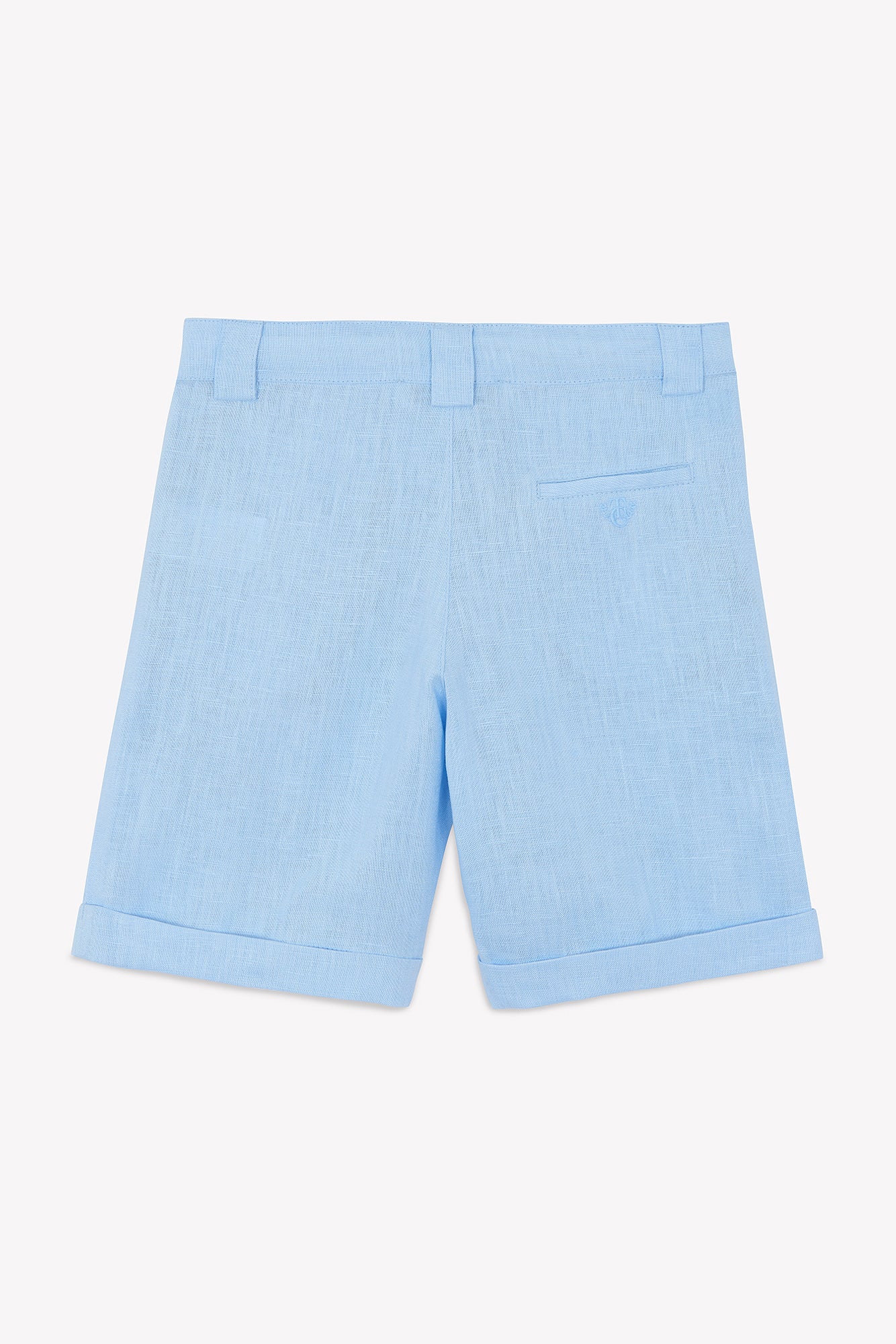 Kurze Hose - Blau Wolke Leinen Zeremonie