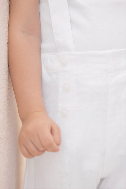 Dungaree - White Linen - Image principale