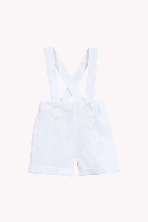 Dungaree - White Linen - Image principale