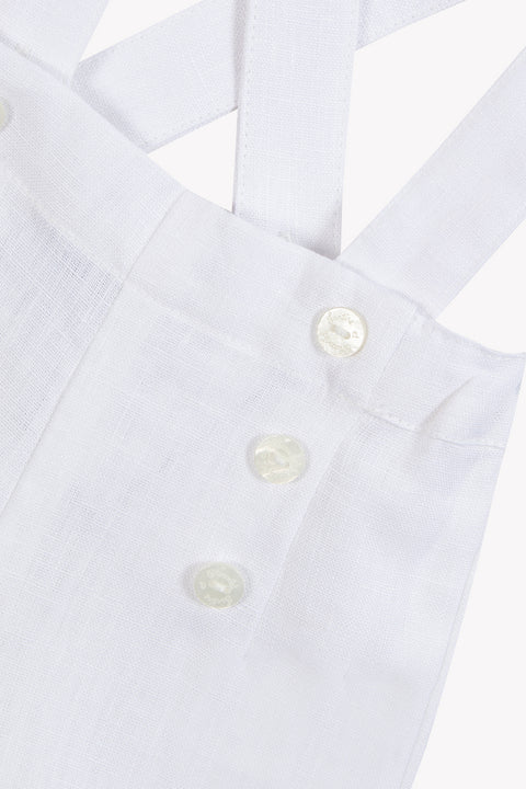 Overalls - Weiss Leinen - Image principale