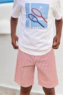 Kurze Hose - Rot TC-Abzeichen