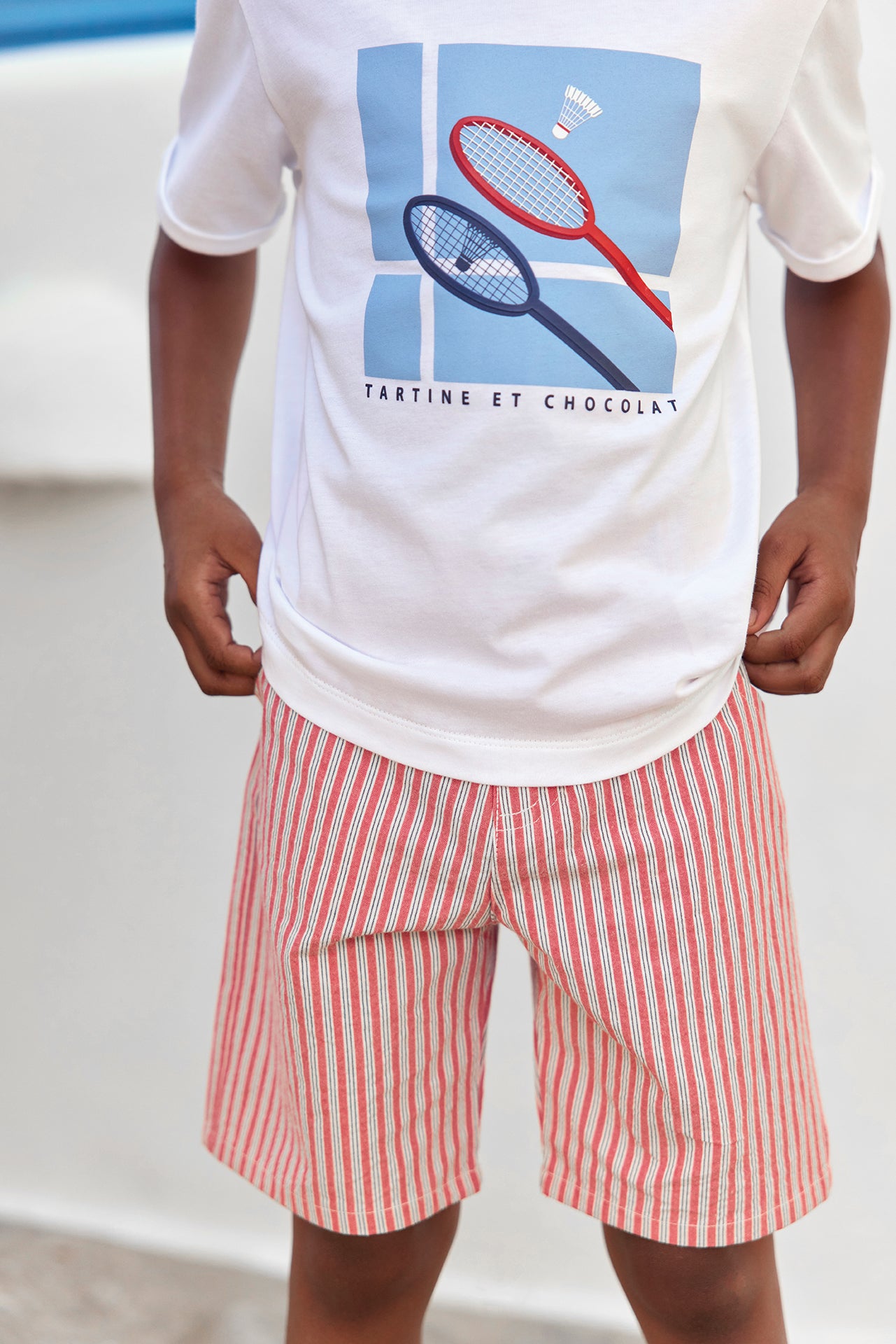 Kurze Hose - Rot TC-Abzeichen