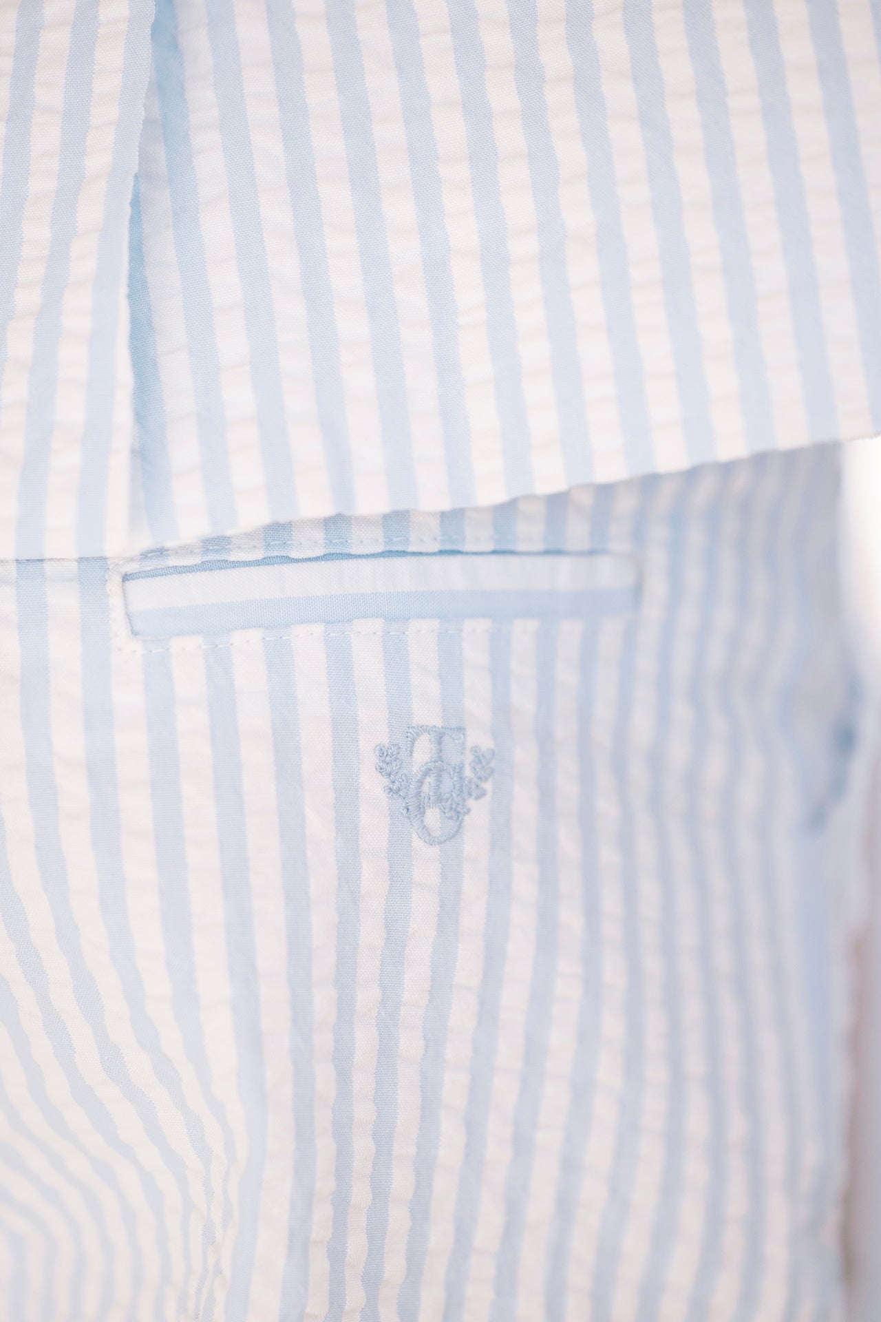 Short - Bleu nuage coton