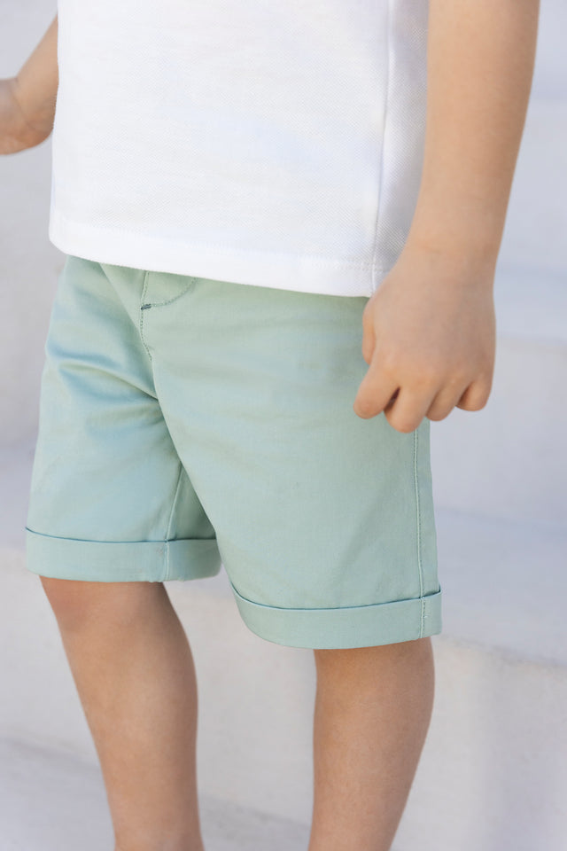 Short - Sauge coton - Image principale