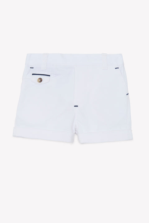 Short - White cotton Ceremony - Image principale