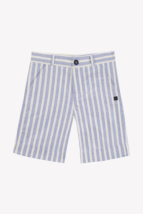 Short - Bleu horizon rayures - Image principale