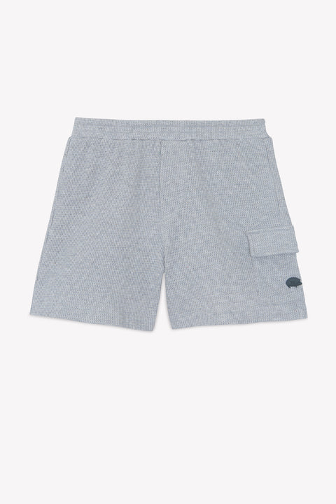 Short - Gris chiné coton - Image principale