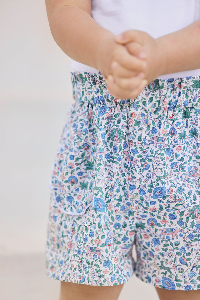 Short - Coton imprimé tissu liberty - Image principale