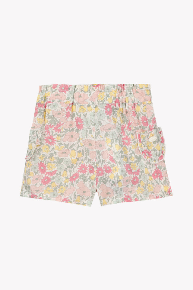 Kurze Hose - Druckflorale Baumwolle - Image principale