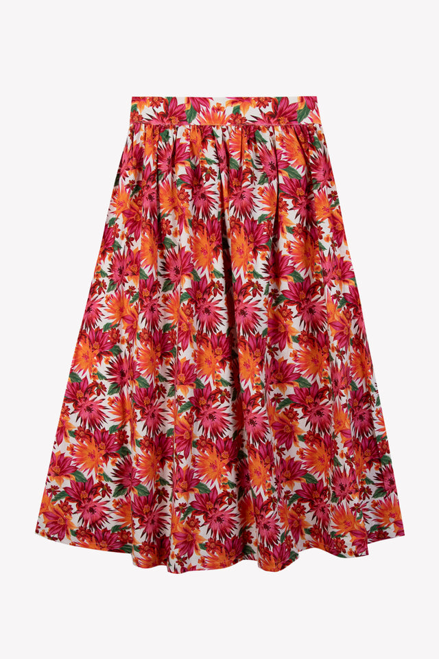 Jupe Femme - Coton imprimé fleuri - Image principale