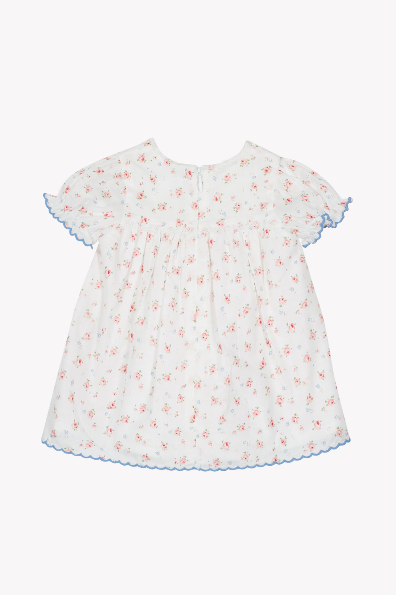 Kleid - Ecru Blumenmuster