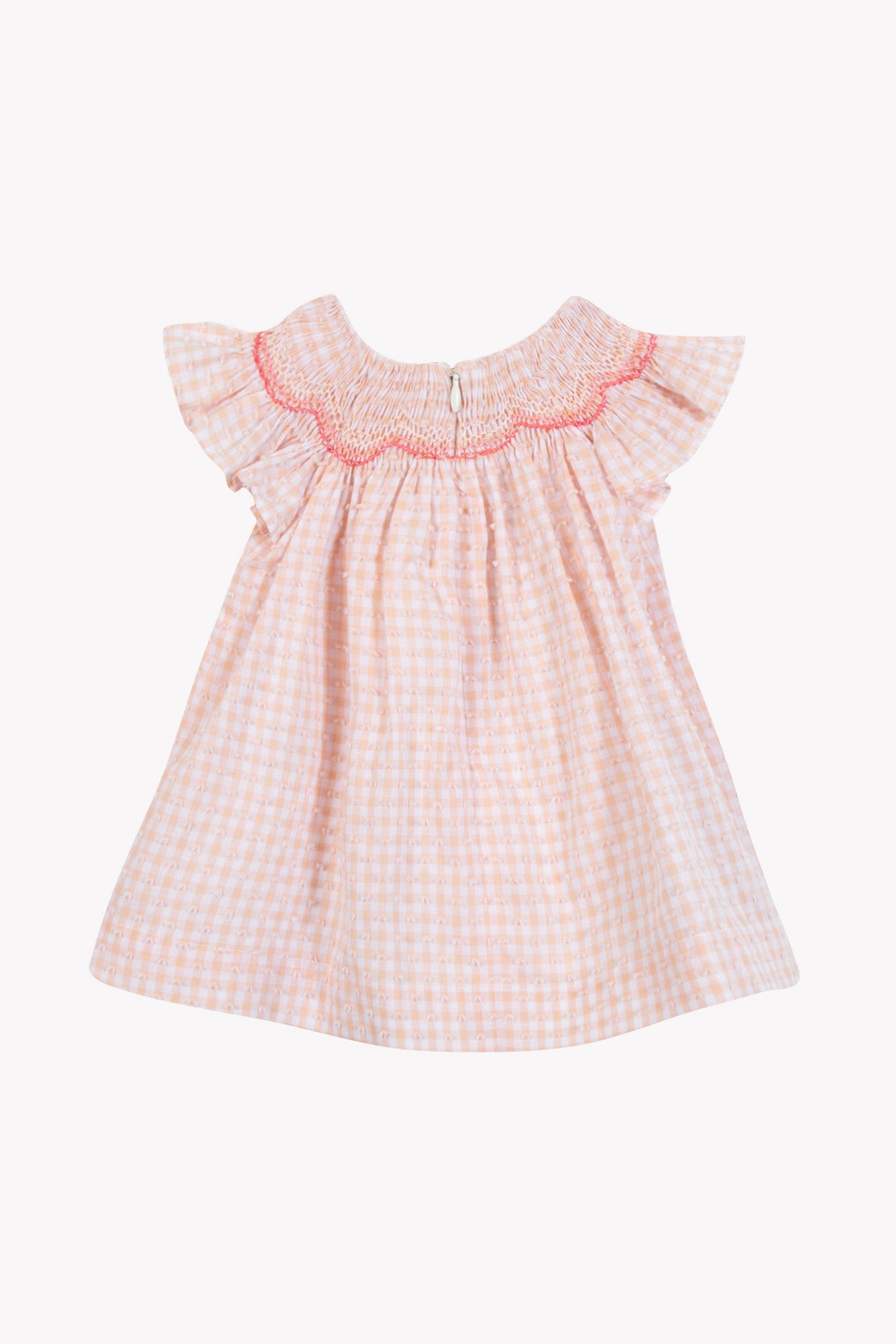 Kleid - Rosa Muster Zweifarbiges Gingham