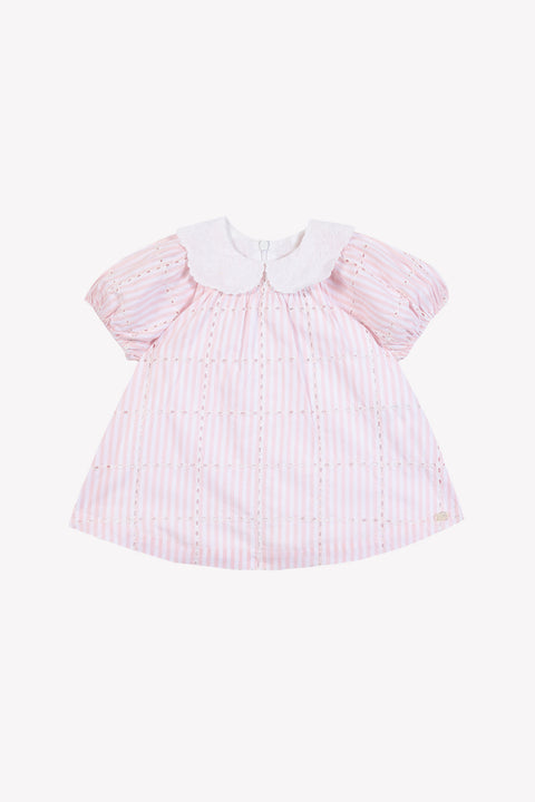 Robe - Rose coton broderie anglaise - Image principale