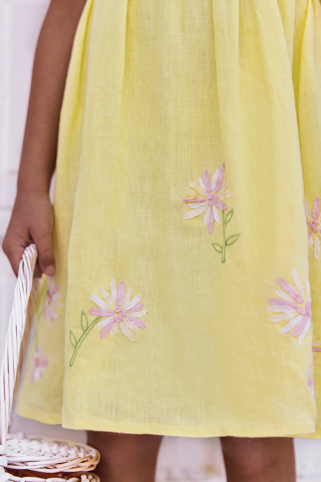 Dress - Citrus Embrodery floral girl | Tartine et Chocolat