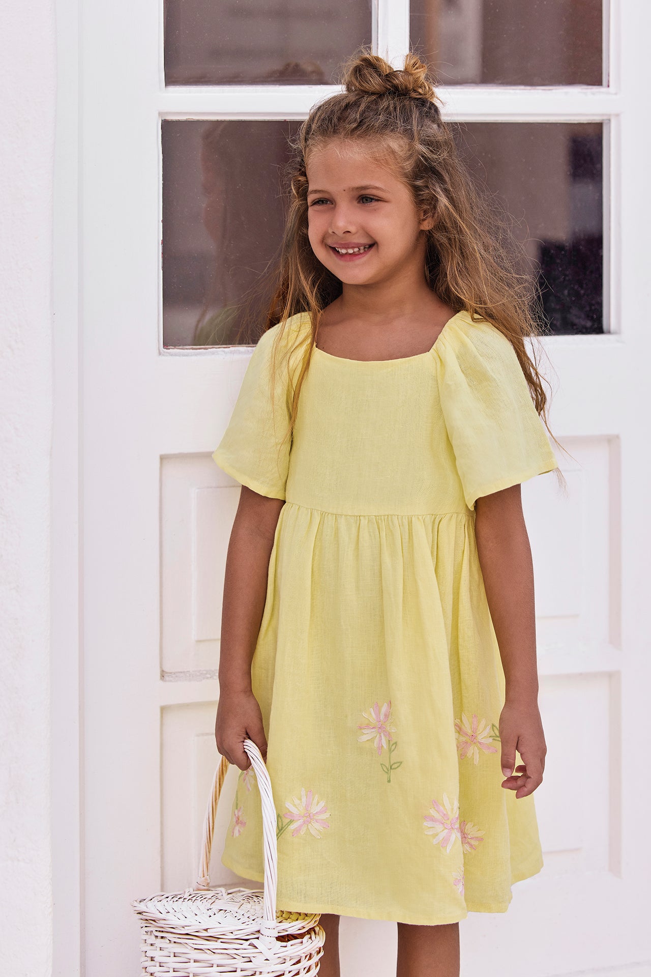 ka-ca様のbaby dress レモン Dress - Citrus Embrodery floral girl | Tartine et Chocolat