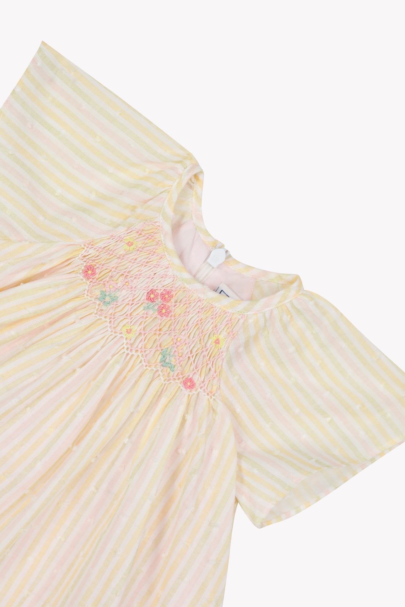 Kleid - Rosa Baumwolle Plumetis