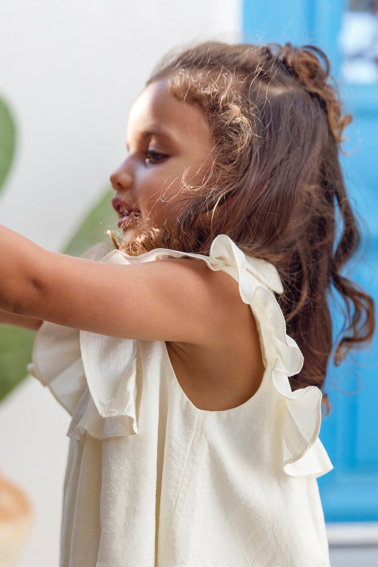 Vestido - Marfil Cuello Peter Pan