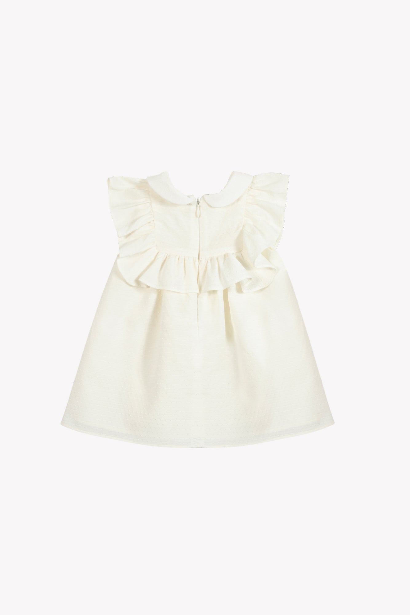 Vestido - Marfil Cuello Peter Pan