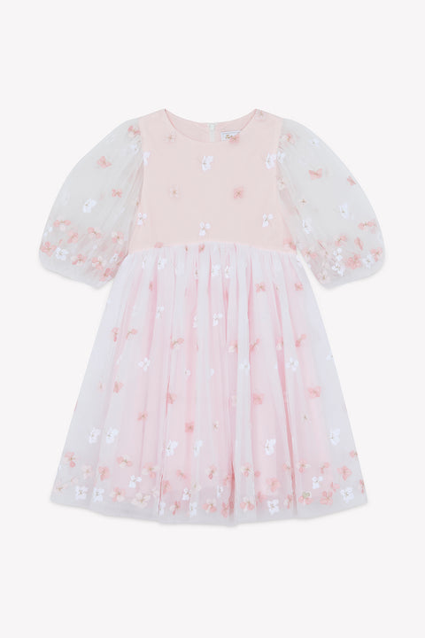 Robe - Rose tulle cérémonie - Image principale