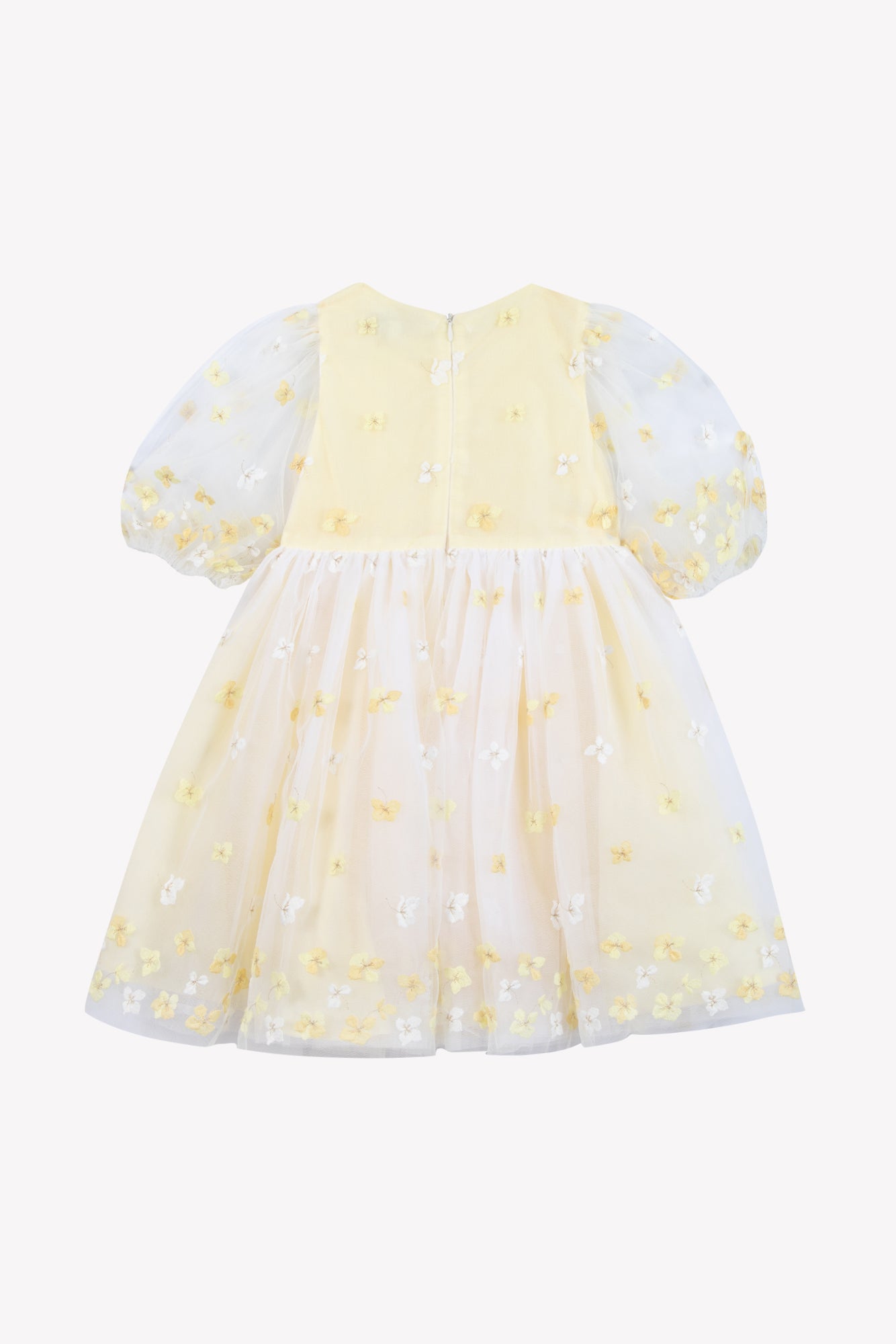 Robe - Jaune tulle cérémonie