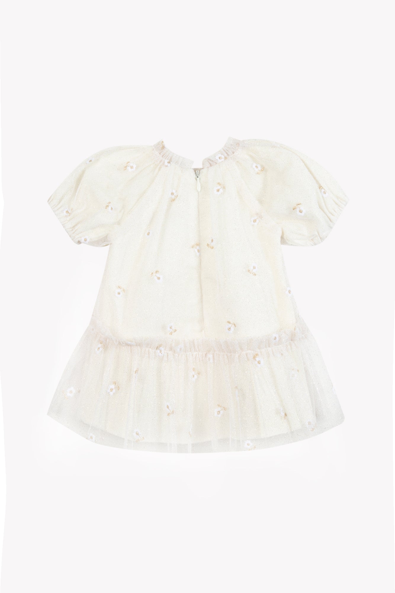 Vestido - Tul de lentejuelas de flores