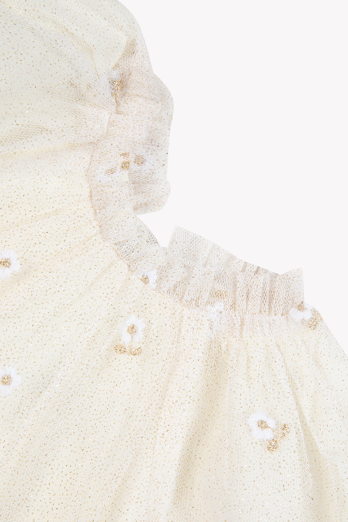 Vestido - Tul de lentejuelas de flores